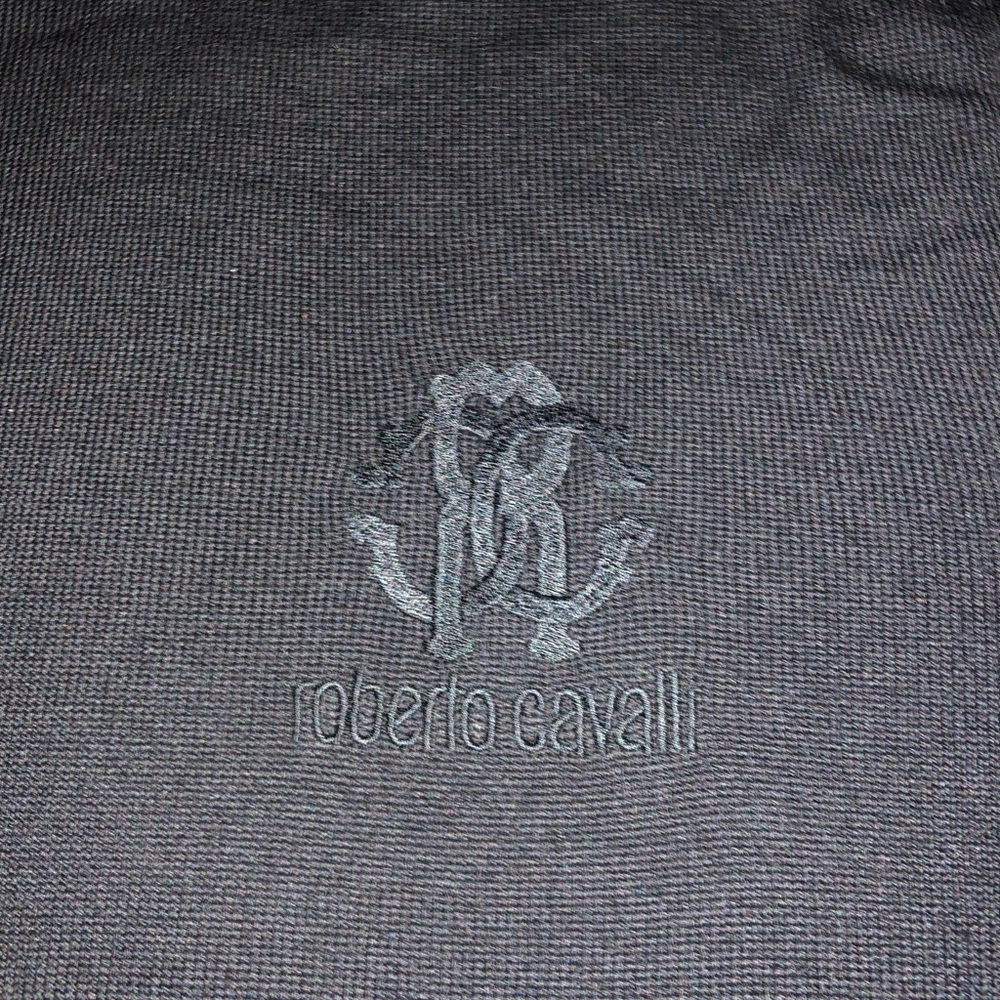 Roberto Cavalli Mens Wool Black Sweater Size XL - Picture 2 of 6